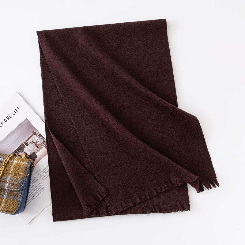 New Cashmere Scarf for Women High End Autumn and Winter Versatile Warm Shawl Couple Neck Scarf Birthday Gift