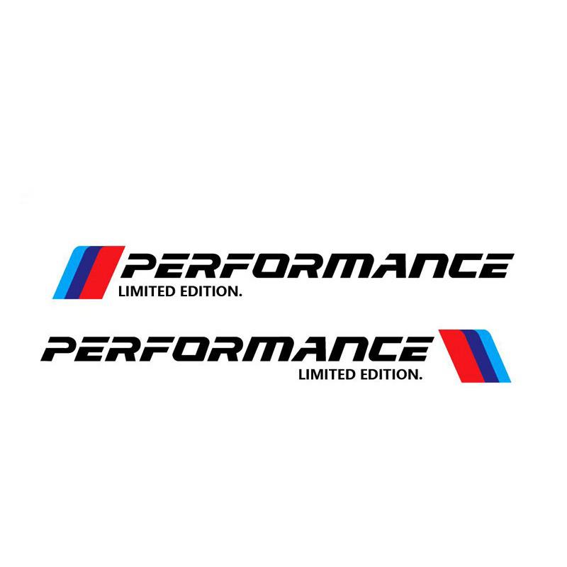 2 шт. Наклейка на кузов автомобиля Mperformance для BMW E30 E36 E39 E46 E60 E61 E64 E70 E71 E85 E87 E90 E83 F10 F20 F30 E80 M3 M5
