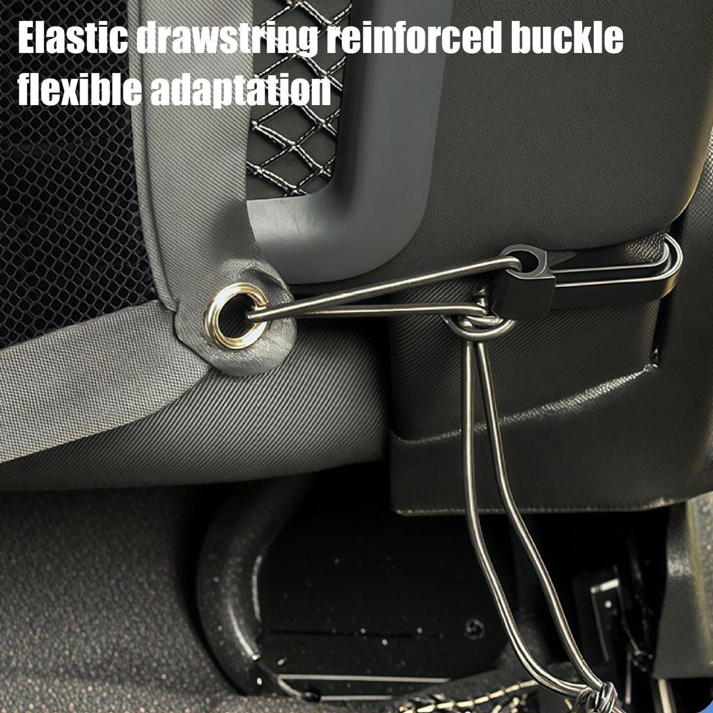 Car Dog Barrier Net Adjustable Truck Divider Back Seat Barrier Heavy-Duty Car Accessories Foldable Isolation Net for Truck