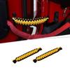 2pcs Door Limit Rope Limiter Strap Bandage For Jeep Wrangler YJ TJ JK JKU Yellow