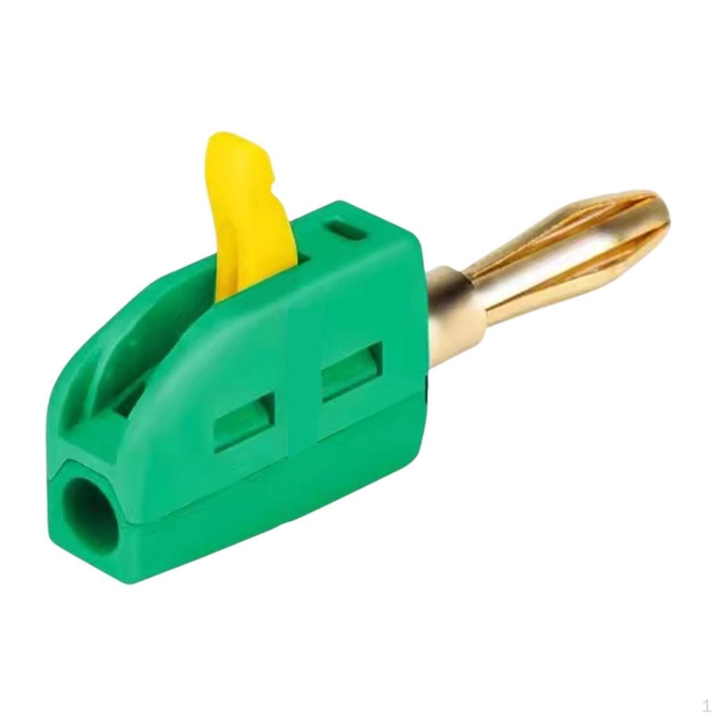 Вилка типа «банан» 4 мм, 250 В/32 А, высокая прочность, стабильная проводимость, практичный штабелируемый мини-штабелируемый