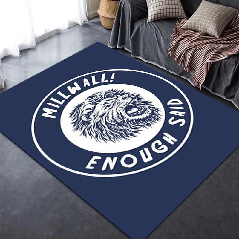 Новый ковер Millwall FC 2025 для гостиной, спальни, дома, декора дивана, противоскользящий напольный коврик для игр детей