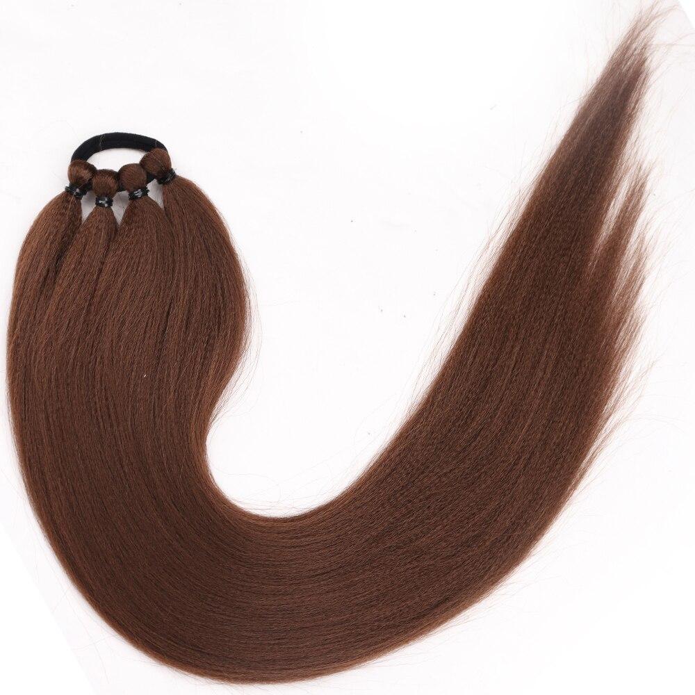 MISSQUEEN Синтетическая Длинная Прямая Коса Хвост Обертывание Вокруг Наращивание Волос Шиньон Хвост Резинка Для Женщин Для Повседневной Носки