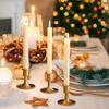 Iron Taper Candle Stand Retro Vintage Candlestick Holder Gold Taper Candle Stick  Home Decoration