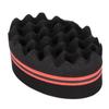 Hair Sponge Brush Big Holes Sponge Dreads Locking Afro Coil Comb Care Tool for Men Women Curls