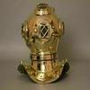 Vintage U.S Navy Mini Divers Diving Helmet Brass Finish Diving Divers Helmet
