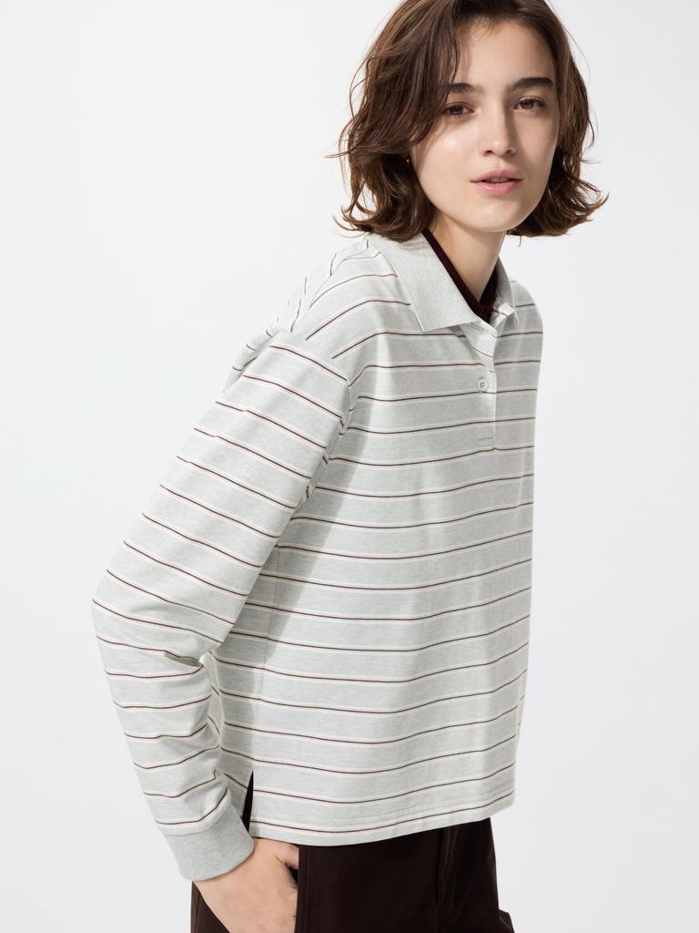 Uniqlo Японская поло в полоску