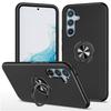 For Samsung Galaxy S25 Case PC+TPU Phone Cover with Rotatable Ring Holder