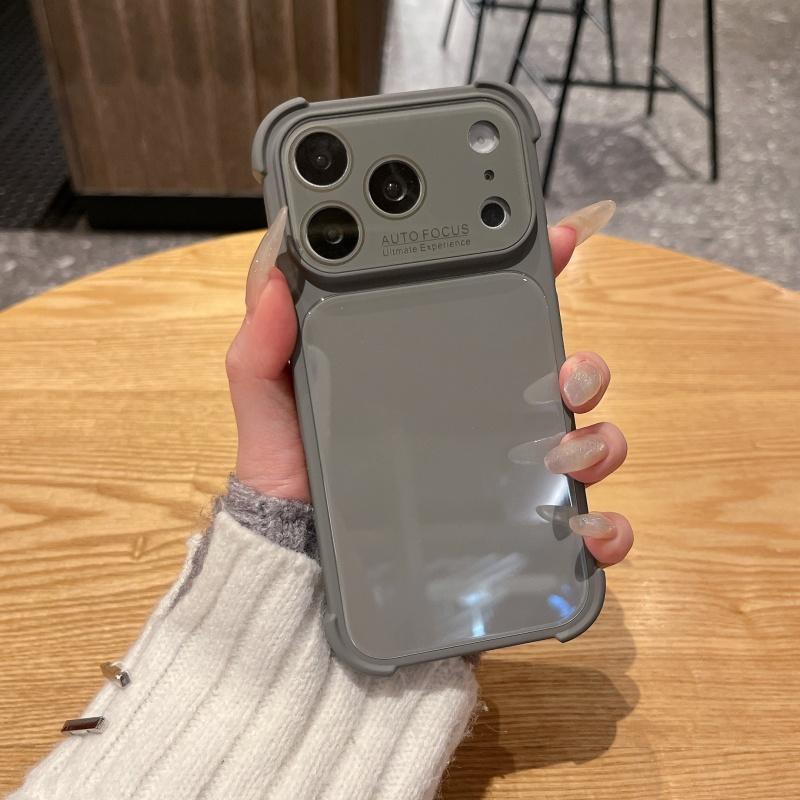 Crystal Candy Acrylic Shockproof Case For iPhone 17 Air 16 15 14 13 Pro Max  Corners Protective Hard Glass Phone Cover