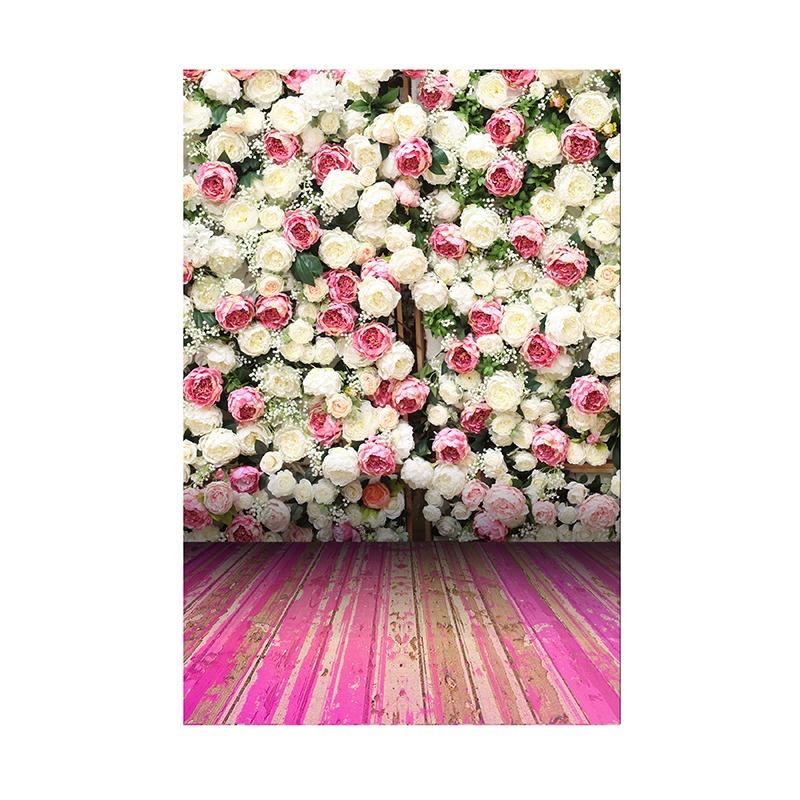 Цветочный фон для фотосъемки Цветочный фон Детский душ День матери День святого Валентина Свадьба День рождения Декор для вечеринки Баннер Студийный реквизит