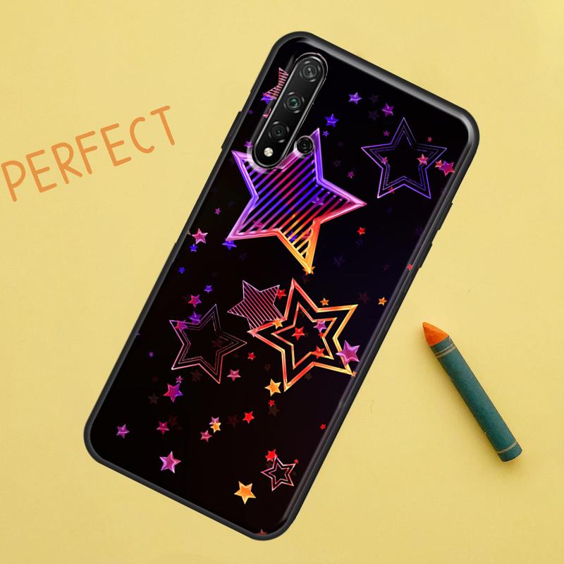 Звезды Красочный Чехол Для Huawei Nova Y90 Y70 Y61 Y60 9 10 SE Nova 5T 11i 8i 7i 3i P20 P40 P30 Lite P60 Pro