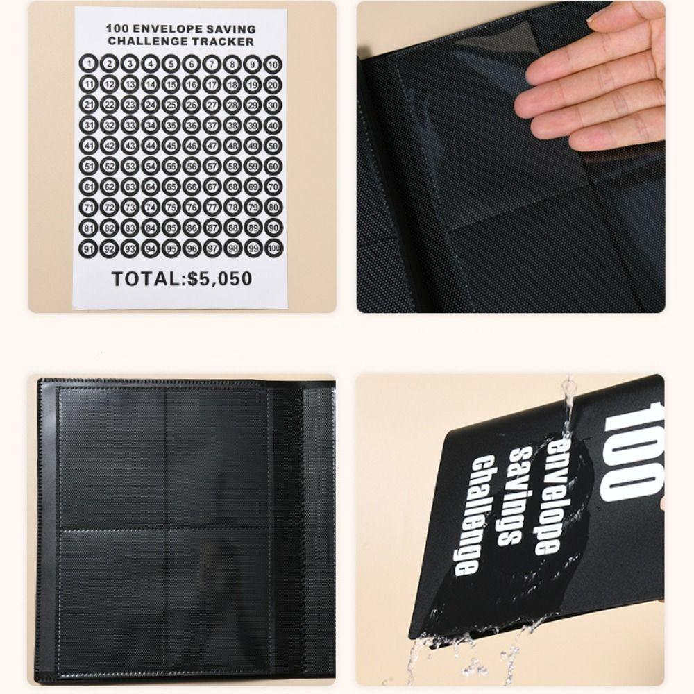 100 дней Экономия Проблемы Книга PP Бюджетный Переплет Конверт Экономия Проблема Экономия Деньги