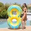 Swimming Ring Double Person Pool Floats River Raft Inflatable Tube Outdoor Water Tube Sport Fun Heavy Duty Water Hammock Lounges