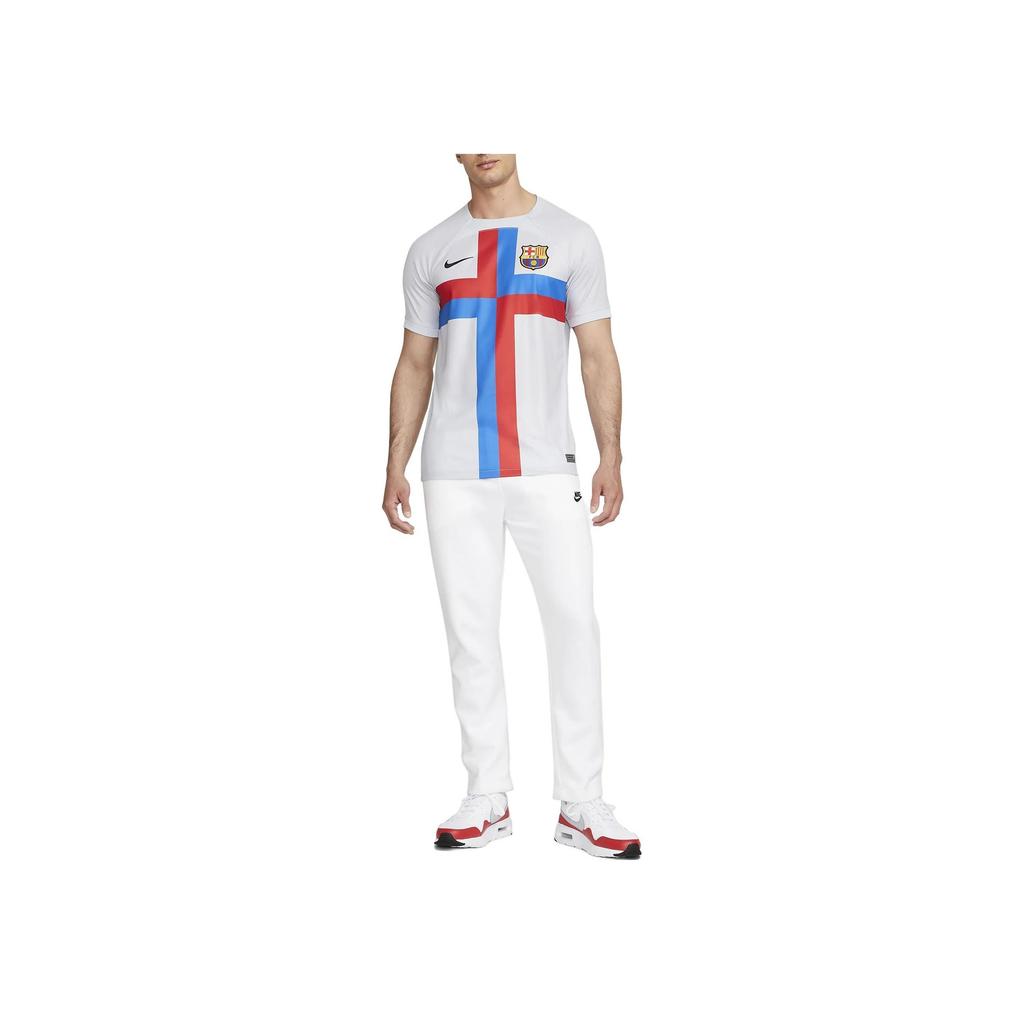 Nike Футболка с круглым вырезом и цветным логотипом, мужская, белая DN2713-043