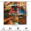 Colorful Watercolor Shower Curtain for Bathroom Decor Multicolored Abstract Design by TaurusDuan