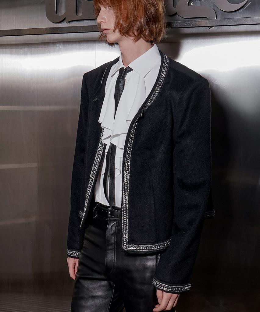 Untage Lama Chain Crop Jacket (Unisex)_Uth-Fb31