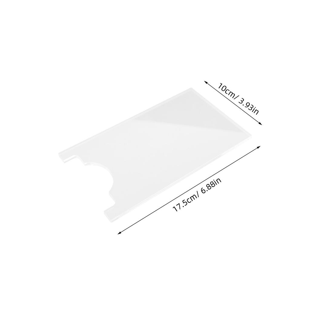 1Set Clear Couch Bed Stopper Wall Spacer 5Mm Ultra-Thin Transparent Furniture Protector for Fire Safety Outlet Space