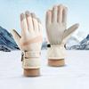 Winter Ski Gloves Cycling Outdoor Sports Wind and Cold Plus Velvet Gloves Touch Screen Cycling Gloves for Men and Women.
