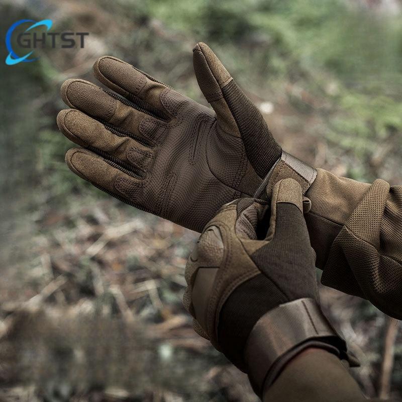 Camo Touch Screen Tactical Gloves Outdoor Hunting Shooting Sports Cycling Combat Airsoft Hiking Camping Bike Non-slip Equipment