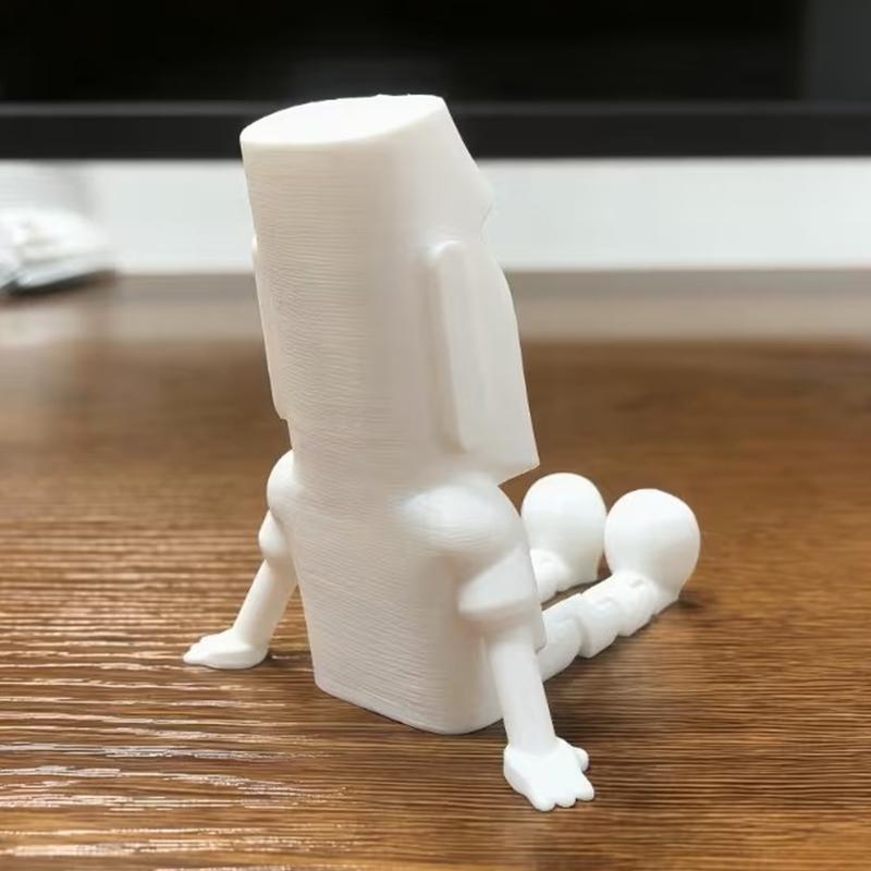 3D-печатная статуя Моаи с острова Пасхи, Моаи-украшение с подвижными суставами, Коллекционная фигурка, Декор для дома и рабочего стола, Подарок на вечеринку