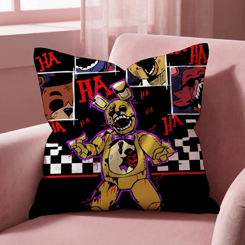 F-Five Nights at Freddy's ИГРОВАЯ Наволочка Мульти-Сценарная Наволочка для Дома и Автомобиля - Двусторонняя, Мягкая и Прочная для Ежедневного Использования