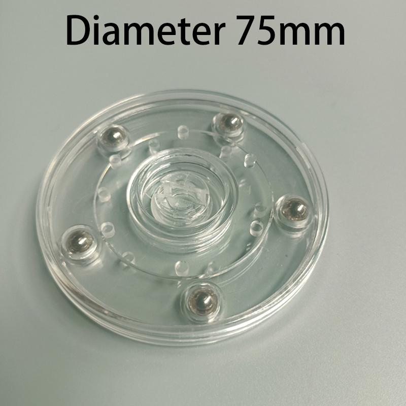Поворотный стенд для дисплея с прозрачным круглым основанием Lazy Susan Decor Swivel Plates Tool