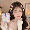 8/16 pcs/set Flower Multicolor Bownot Hair Clips Plastic Hair Barrettes Bangs Hairpin  Women