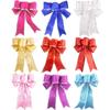 Christmas Tree Decor Glitter Powder Bowknot DIY Accessories Bowknot Hanging Ornaments Christmas Bowknot