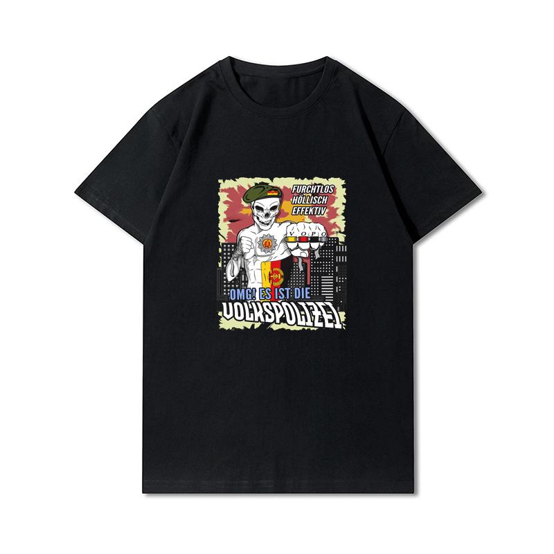 Мужская хлопковая футболка премиум-класса в стиле Харадзюку, ddr Germany, старик, говорящий, футболки с принтом, забавный стиль, хлопковая футболка с круглым вырезом, повседневные футболки