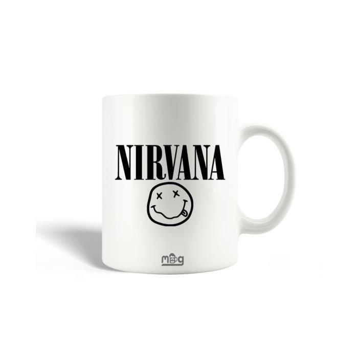 Кружка - Nirvana - Керамика - Черный Логотип - 30 cl - Можно мыть в посудомоечной машине