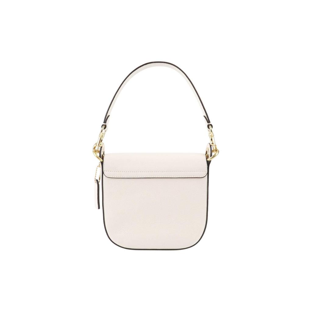 Coach Kleo 17 Classic Fashion Leather Saddle Bag Crossbody Shoulder Bag Women bags White C5685-IMCHK