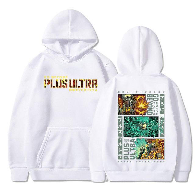 Толстовки с капюшоном из аниме «Мой герой Академии» Todoroki Shoto Bakugou Katsuki Midoriya Izuku Deku, мужские толстовки с длинными рукавами и капюшоном большого размера