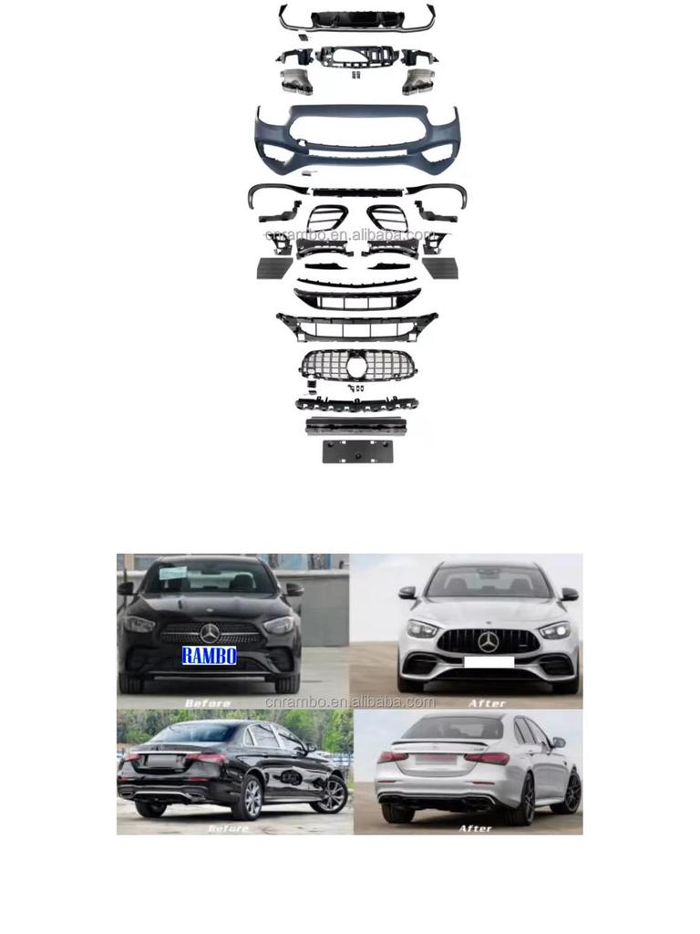 Обвес в стиле E63 2021 года для Mercedes W213 LCI E-Class