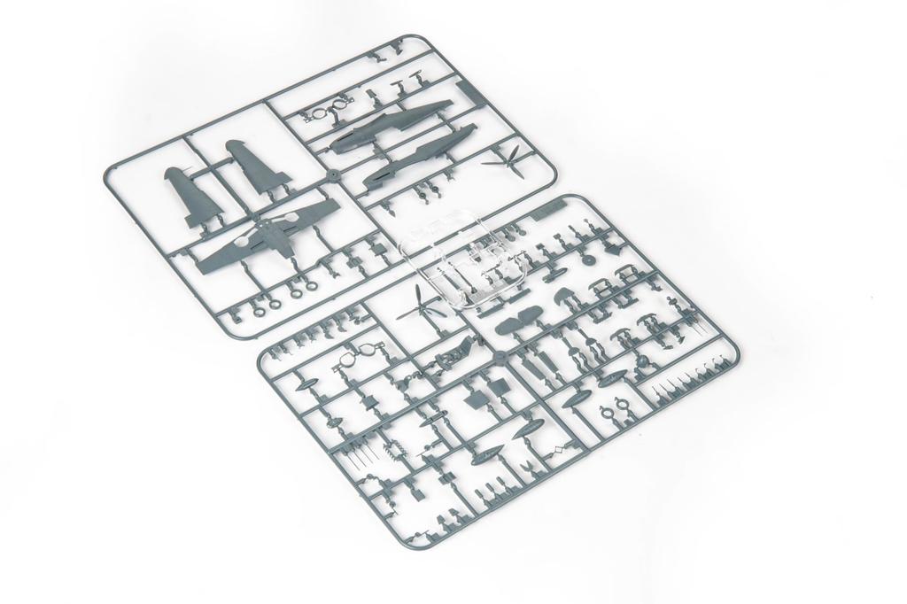 Eduard 1/72 Bf109F-2 Weekend Edition Plastic Model Kit EDU7474 (Airplane)