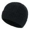 Men's Winter Fleece-Lined Thermal Wool Hat Versatile Cold-Weather Protection Adult Knitted Beanie