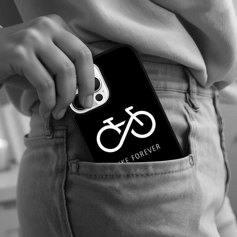 BIKE CYCLING Sport soft Phone Case For iPhone 17 Air 15 16e 14 13 Pro Max Coque 12 11 Pro Max PLUS cover