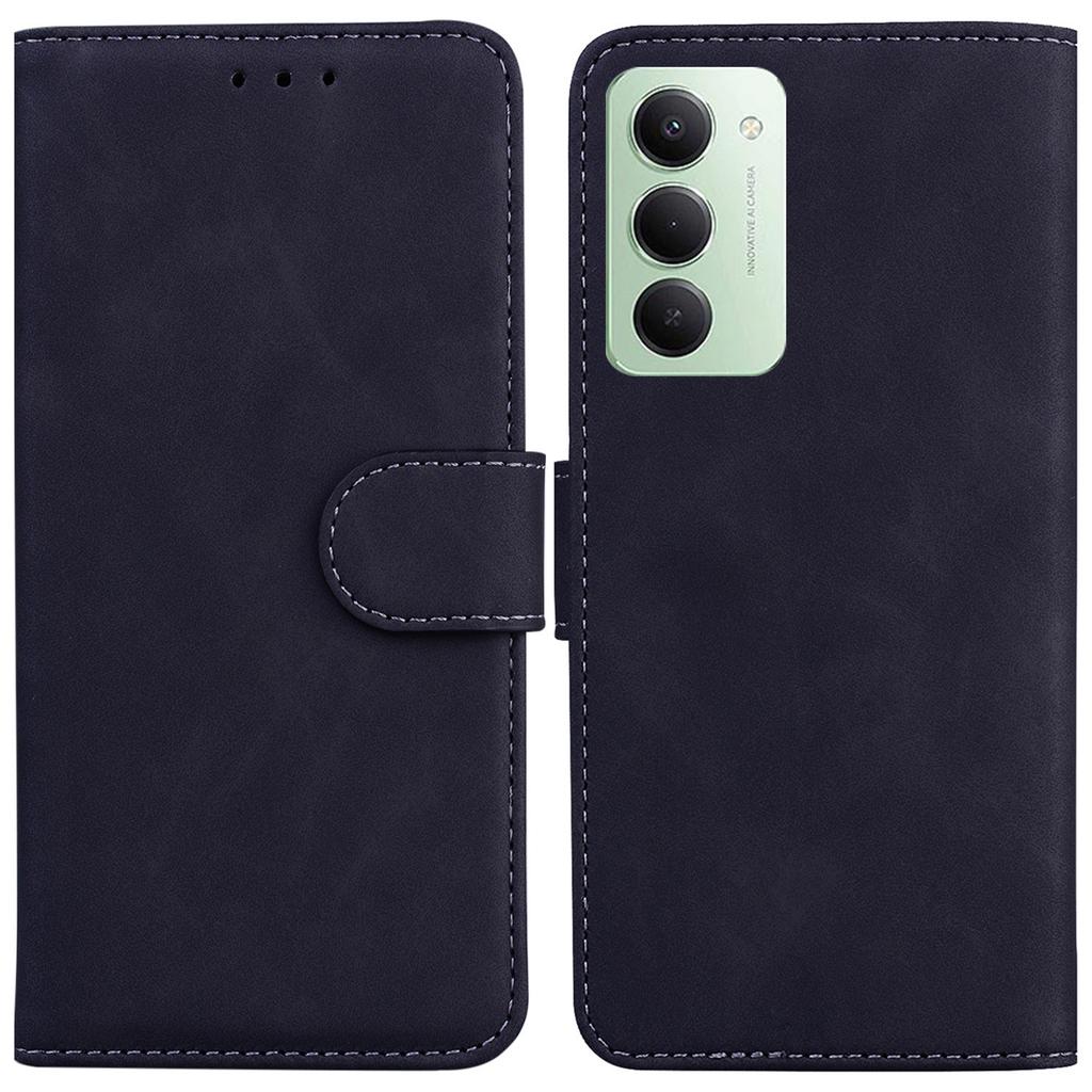 Для Xiaomi Redmi 15 5G (Глобальный) (169 мм) Чехол Однотонный Кожаный Кошелек Чехол для Телефона