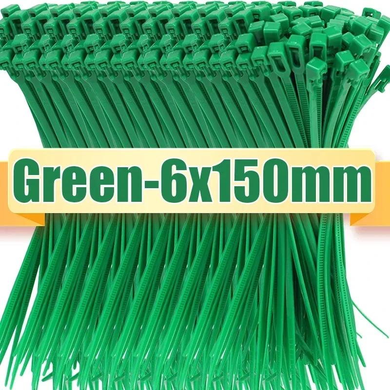 Новые нейлоновые кабельные стяжки, цветные, самоблокирующиеся, стягивающие узелки, органайзер для кабельных стяжек, регулируемый, прочный, с замком-замком, ремешок для стяжки