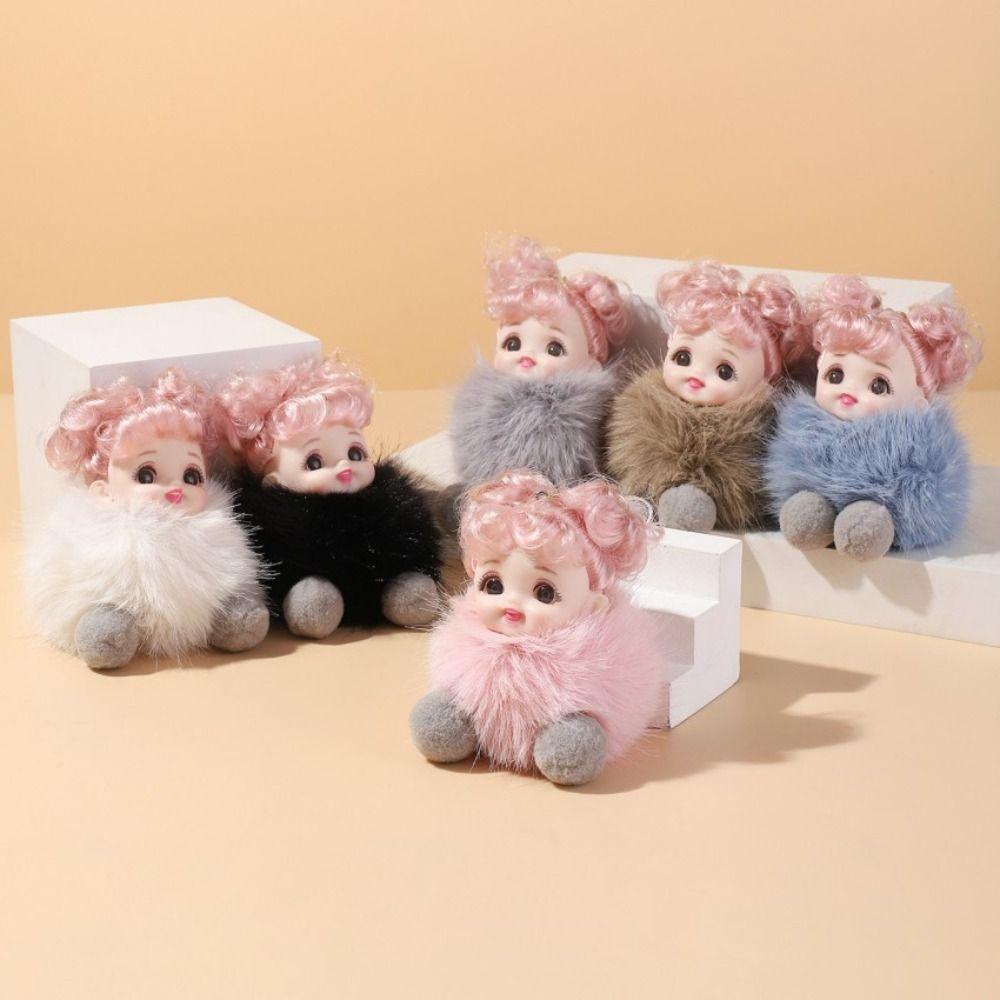 Кукла-младенец, плюшевые куклы, подвеска, мягкий брелок для ключей от машины, пушистый брелок для куклы, декор для рюкзака