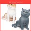 Реалистичная модель кошки из ПВХ для детей, развивающая игрушка и элемент декора дома