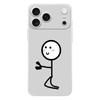 Мягкий прозрачный чехол из ТПУ для телефона iPhone 17 Air 16E 16 11 15 14 Pro MAX 12 13 7 8 Plus SE Пасхальный чехол Милый Спичка Мужчины Пара
