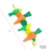Carrot Shape Rattan Parrot Toy Handwoven Rabbit Teething Toys New Birds Chew Toy  Pet Accessories