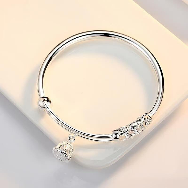 New popular lotus root bracelet, silver-plated, fashionable and versatile, niche design, simple, light luxury, high-end feel, young style bracelet
