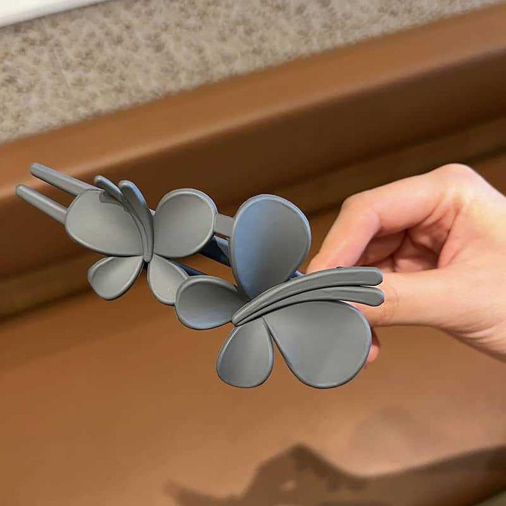 No Bend Butterfly Alligator Hair Clips Matte Flat Hair Clips Duck Billed Hair Clips  Women Girls