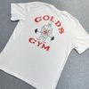 Винтажная футболка Gold's Gym Venice California Мужская XL Белая Двусторонняя Y2K ПРОЧИТАТЬ