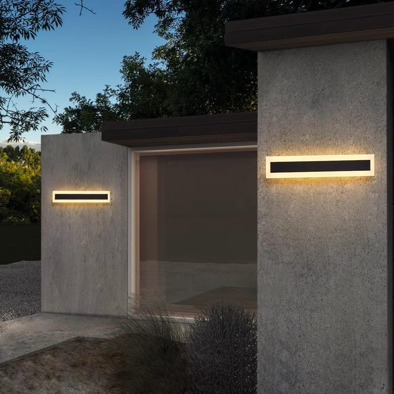 Уличный водонепроницаемый светодиодный длинный настенный светильник IP65 крыльцо вход Sonce двор передняя дверь сад наружная стена светильник AC110/220V