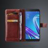 Чехол-держатель для карт из кожи для ASUS Zenfone Live L1 L2 ZA550KL из искусственной кожи, откидной чехол-кошелек в стиле ретро, деловой чехол Fundas Coque