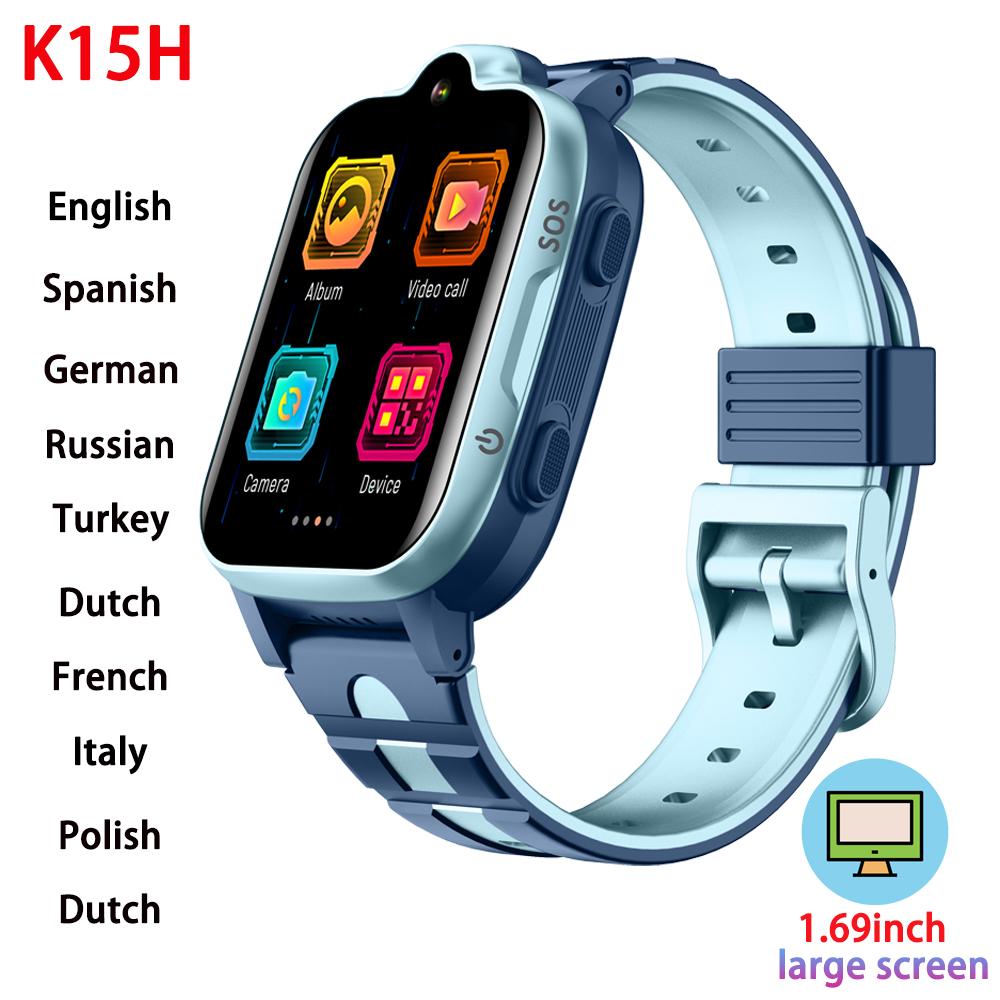 4 г детские умные часы с камерой Sos, водонепроницаемые GPS, Wi-Fi, монитор для видеозвонков, трекер местоположения, умные часы, детские часы