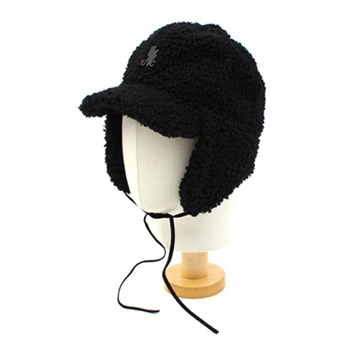 Кепка с отворотами на уши Yunibeosyeolkemiseuteuli Thunder Black Флис