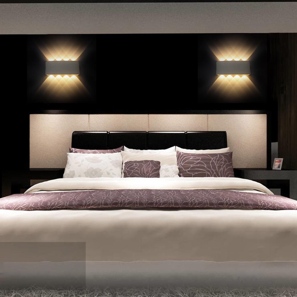 AC85-265V Modern Wall Sconce Lights LEDs Mounted Up Down Lights Indoor Lighting for Bedroom Balcony